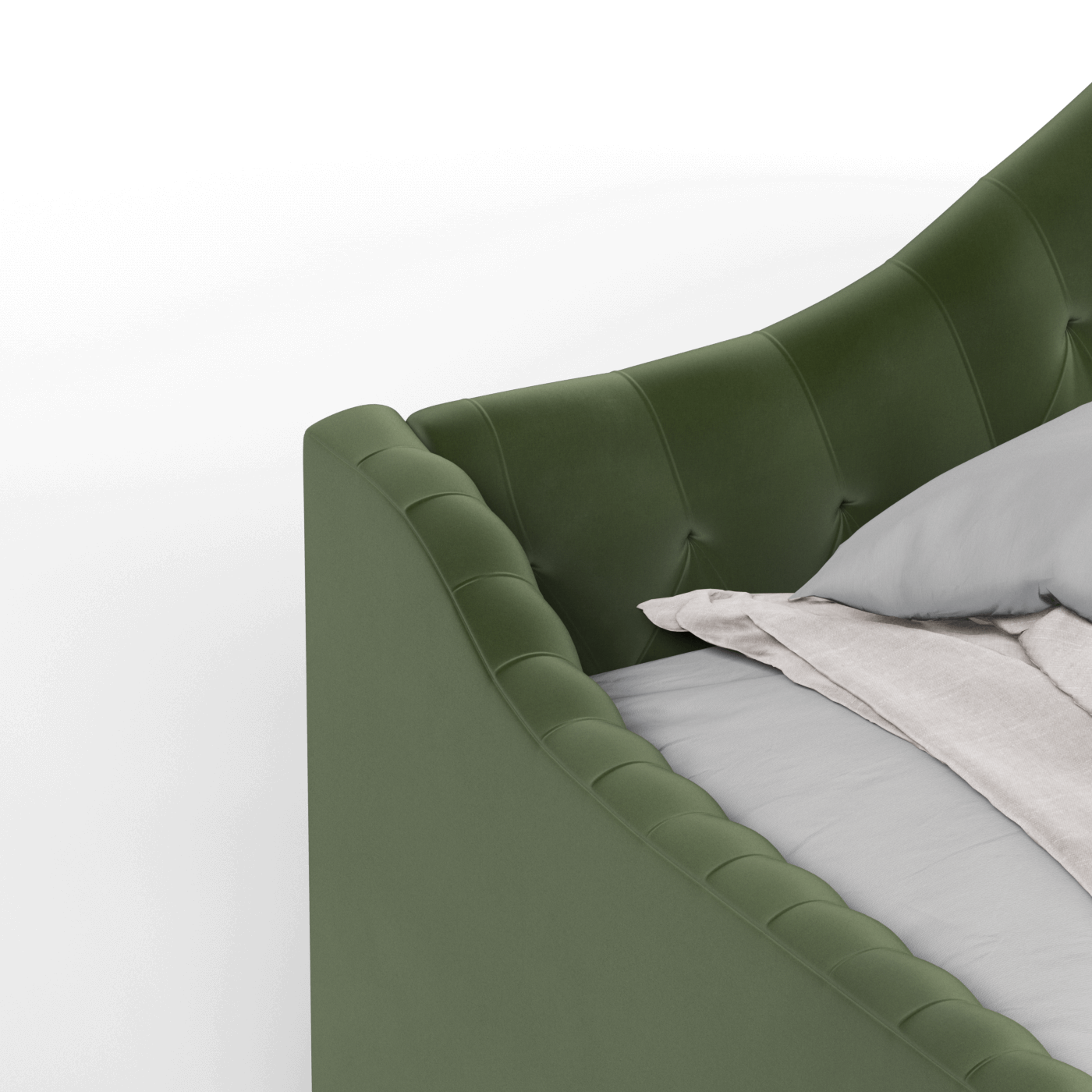Elise Daybed with Elegant Curves and Versatile Comfort