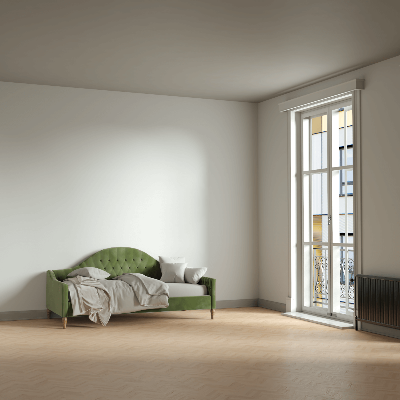 Elise Daybed with Elegant Curves and Versatile Comfort