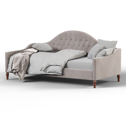 Elise Daybed with Elegant Curves and Versatile Comfort