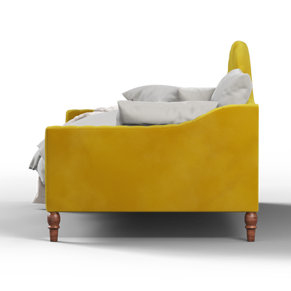 Elise Daybed with Elegant Curves and Versatile Comfort