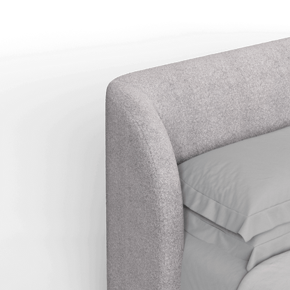 Giacomo Double Bed with Wide Panelled Headboard