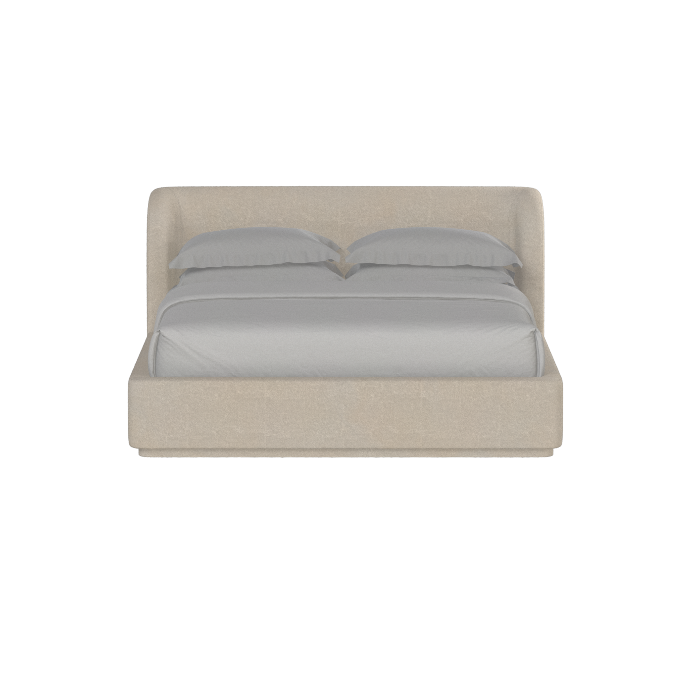 Giacomo Double Bed with Wide Panelled Headboard