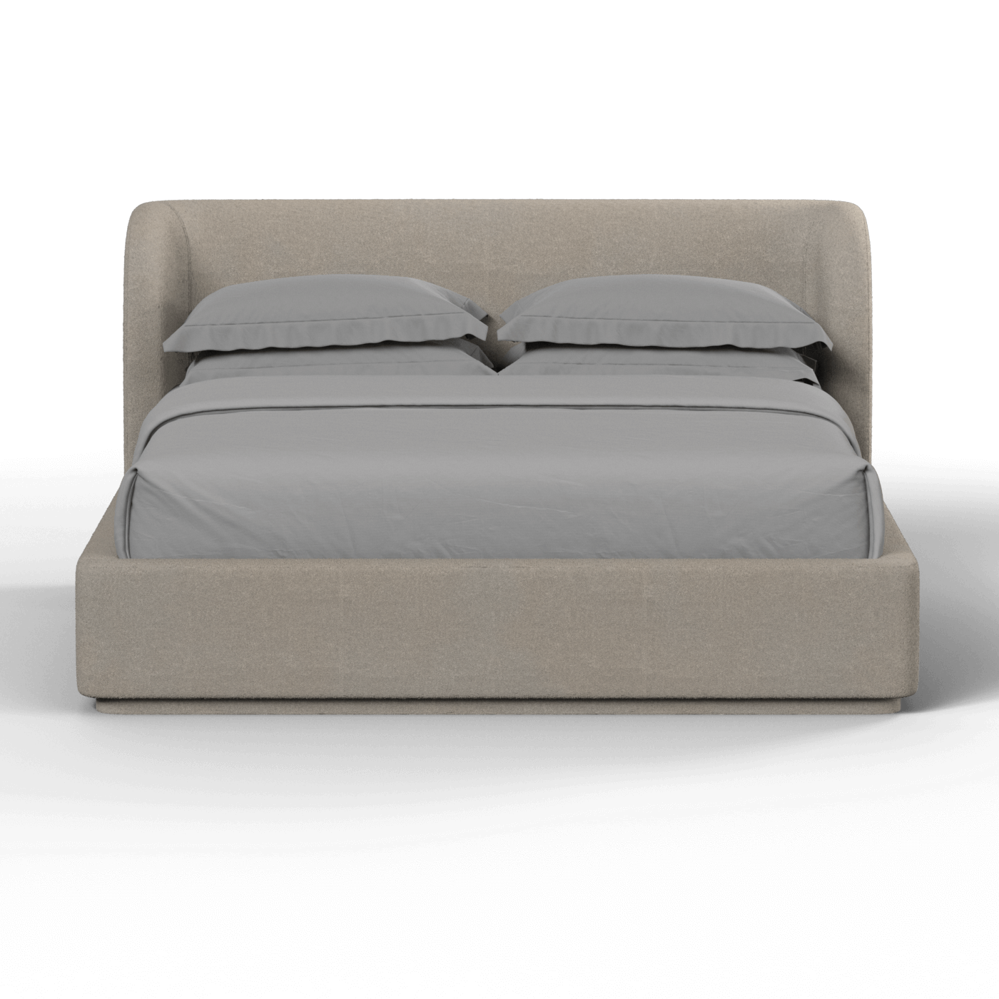 Giacomo Double Bed with Wide Panelled Headboard