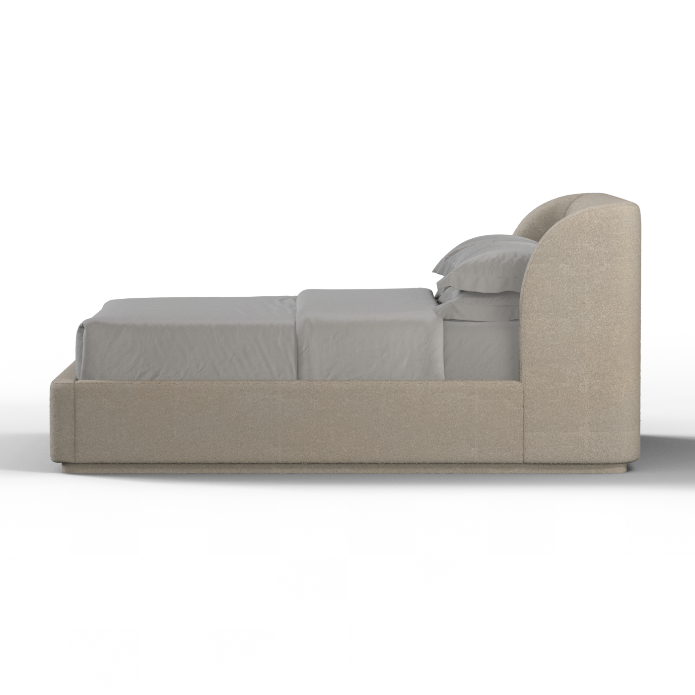 Giacomo Double Bed with Wide Panelled Headboard