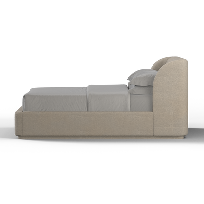 Giacomo Double Bed with Wide Panelled Headboard