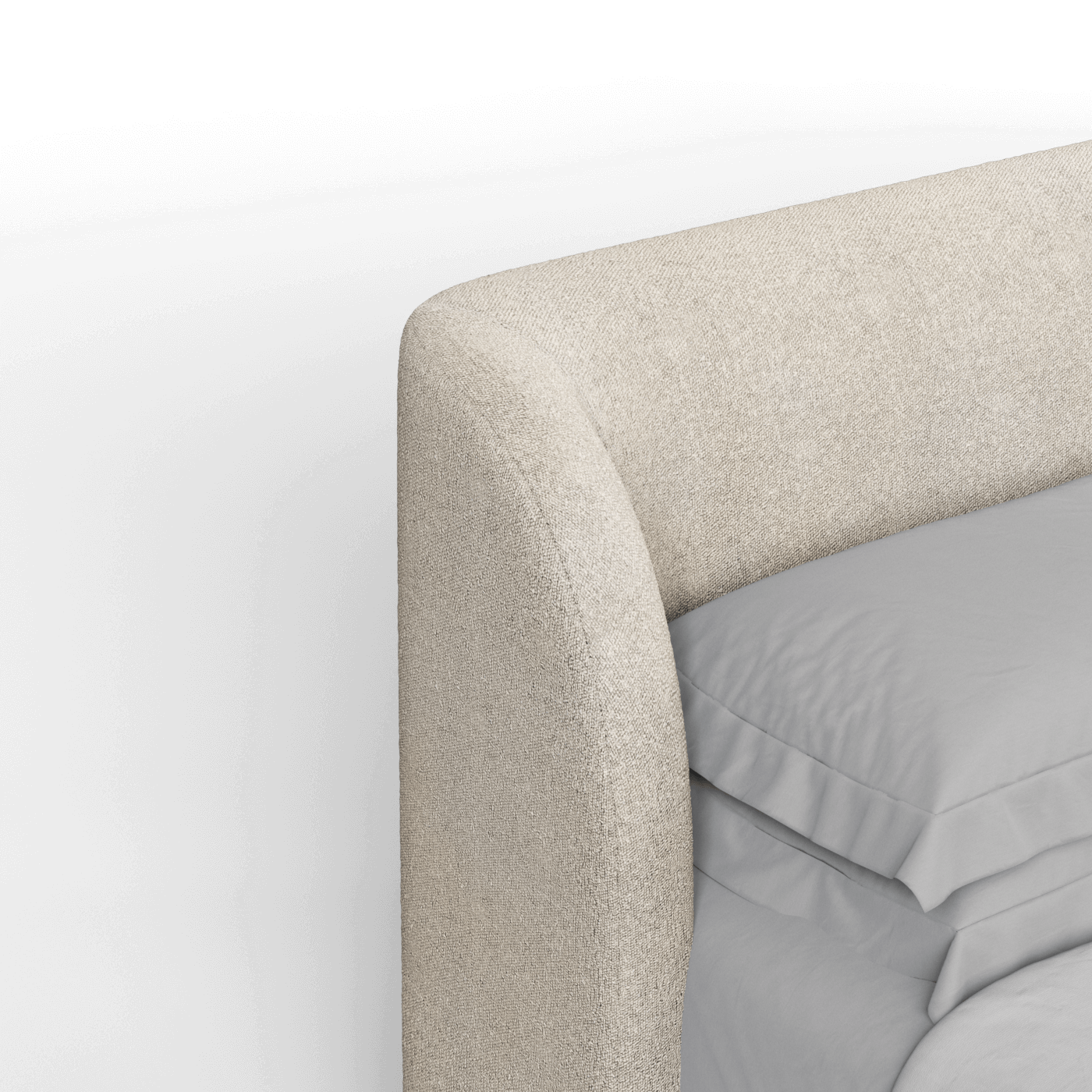 Giacomo Double Bed with Wide Panelled Headboard