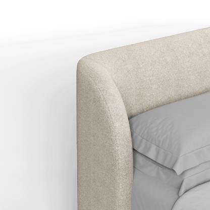 Giacomo Double Bed with Wide Panelled Headboard