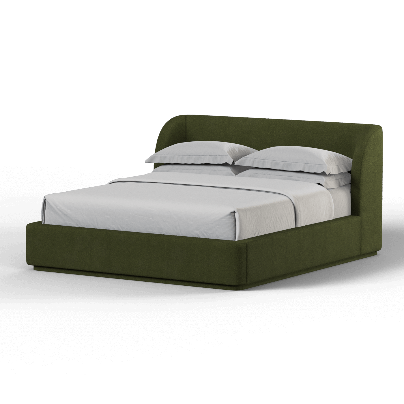Giacomo Double Bed with Wide Panelled Headboard