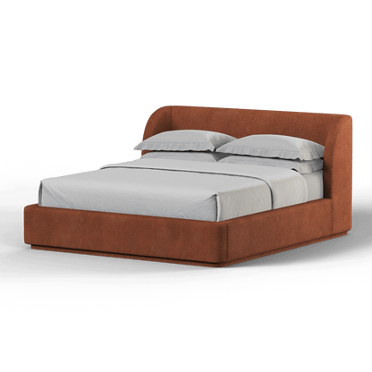 Giacomo Double Bed with Wide Panelled Headboard