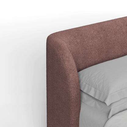 Giacomo Double Bed with Wide Panelled Headboard