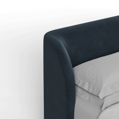 Giacomo Double Bed with Wide Panelled Headboard