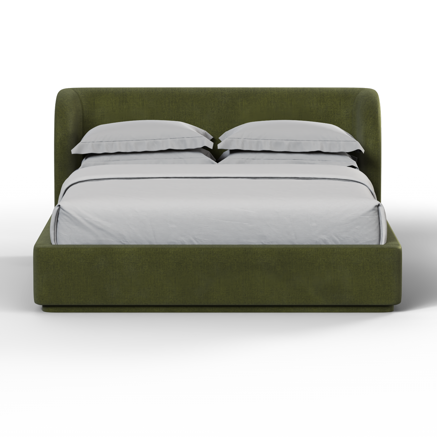 Giacomo Double Bed with Wide Panelled Headboard