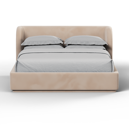 Giacomo Double Bed with Wide Panelled Headboard