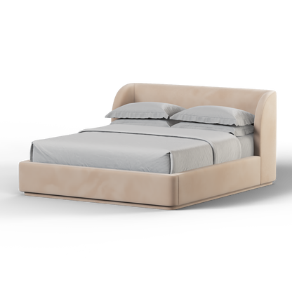Giacomo Double Bed with Wide Panelled Headboard