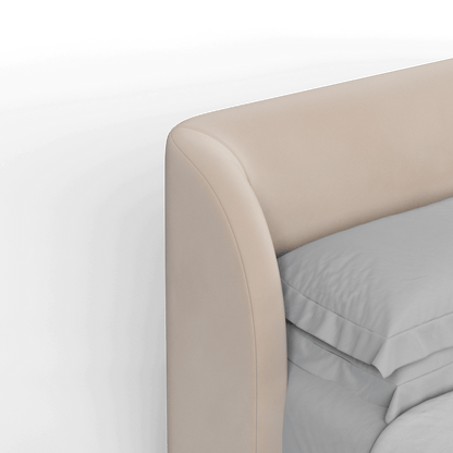 Giacomo Double Bed with Wide Panelled Headboard
