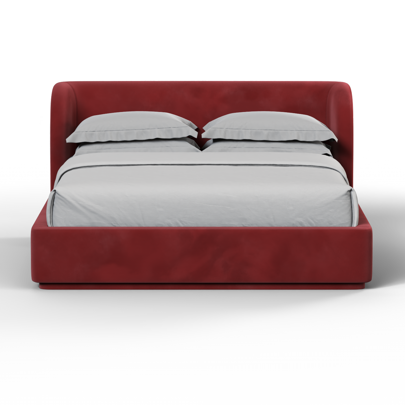 Giacomo Double Bed with Wide Panelled Headboard