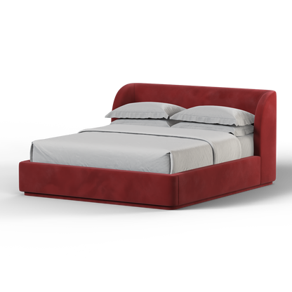 Giacomo Double Bed with Wide Panelled Headboard