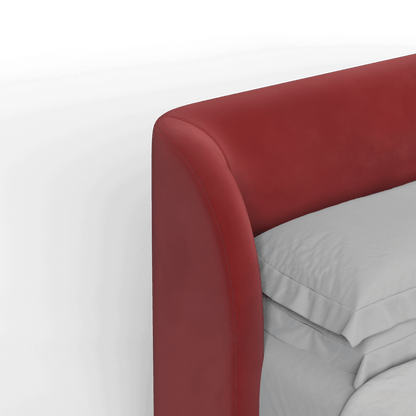 Giacomo Double Bed with Wide Panelled Headboard