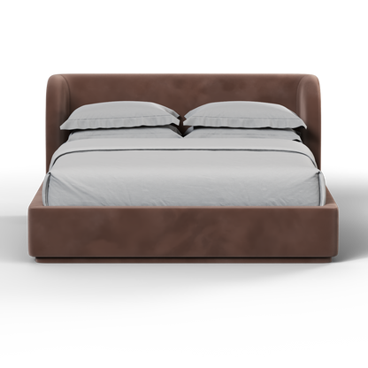 Giacomo Double Bed with Wide Panelled Headboard