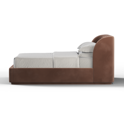 Giacomo Double Bed with Wide Panelled Headboard