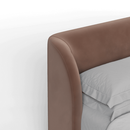 Giacomo Double Bed with Wide Panelled Headboard