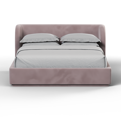 Giacomo Double Bed with Wide Panelled Headboard