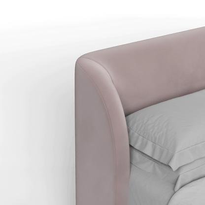Giacomo Double Bed with Wide Panelled Headboard