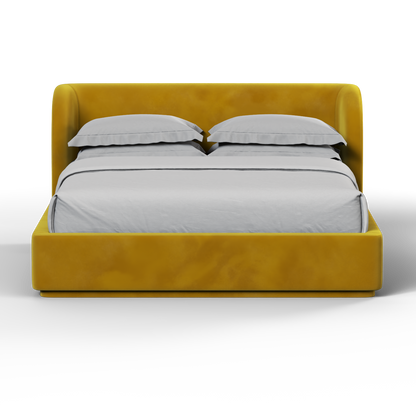 Giacomo Double Bed with Wide Panelled Headboard