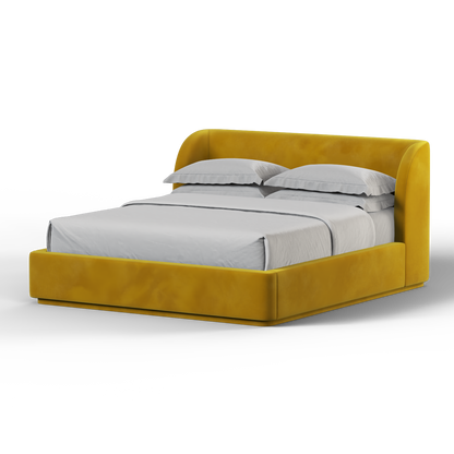 Giacomo Double Bed with Wide Panelled Headboard