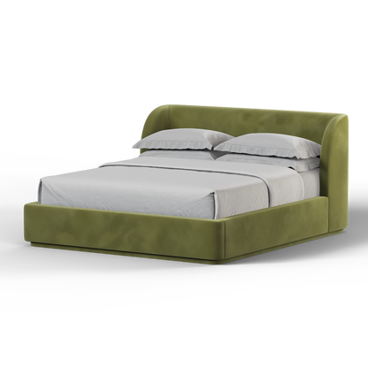 Giacomo Double Bed with Wide Panelled Headboard