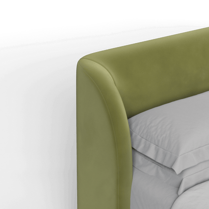 Giacomo Double Bed with Wide Panelled Headboard