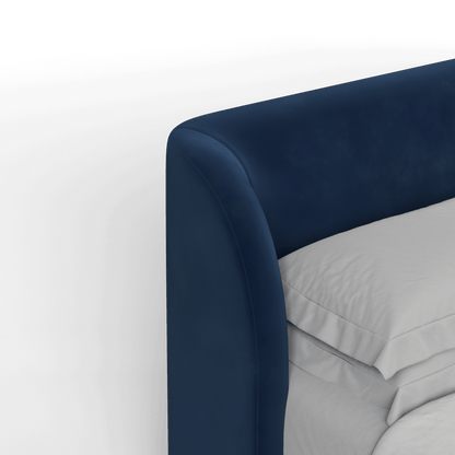 Giacomo Double Bed with Wide Panelled Headboard
