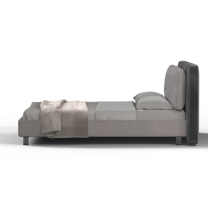 Giovanna Double Bed with Elegant Headboard