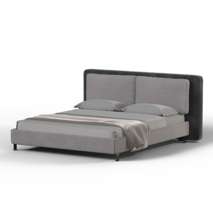 Giovanna Double Bed with Elegant Headboard