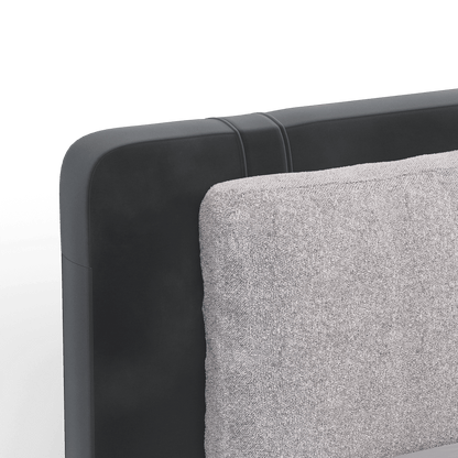 Giovanna Double Bed with Elegant Headboard
