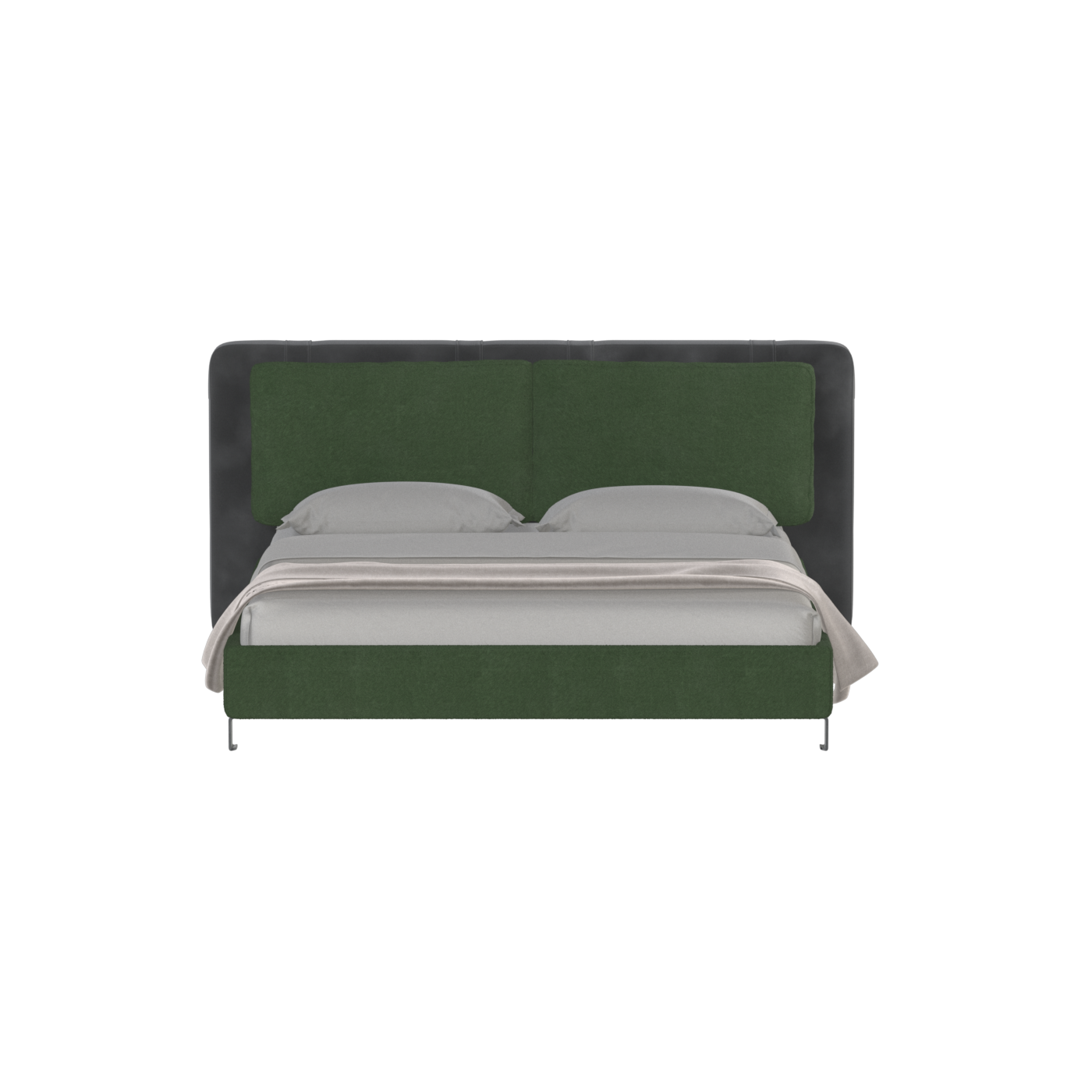 Giovanna Double Bed with Elegant Headboard