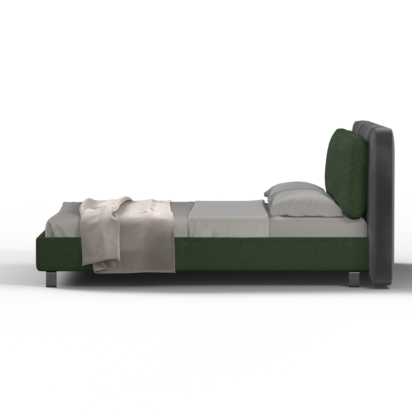 Giovanna Double Bed with Elegant Headboard