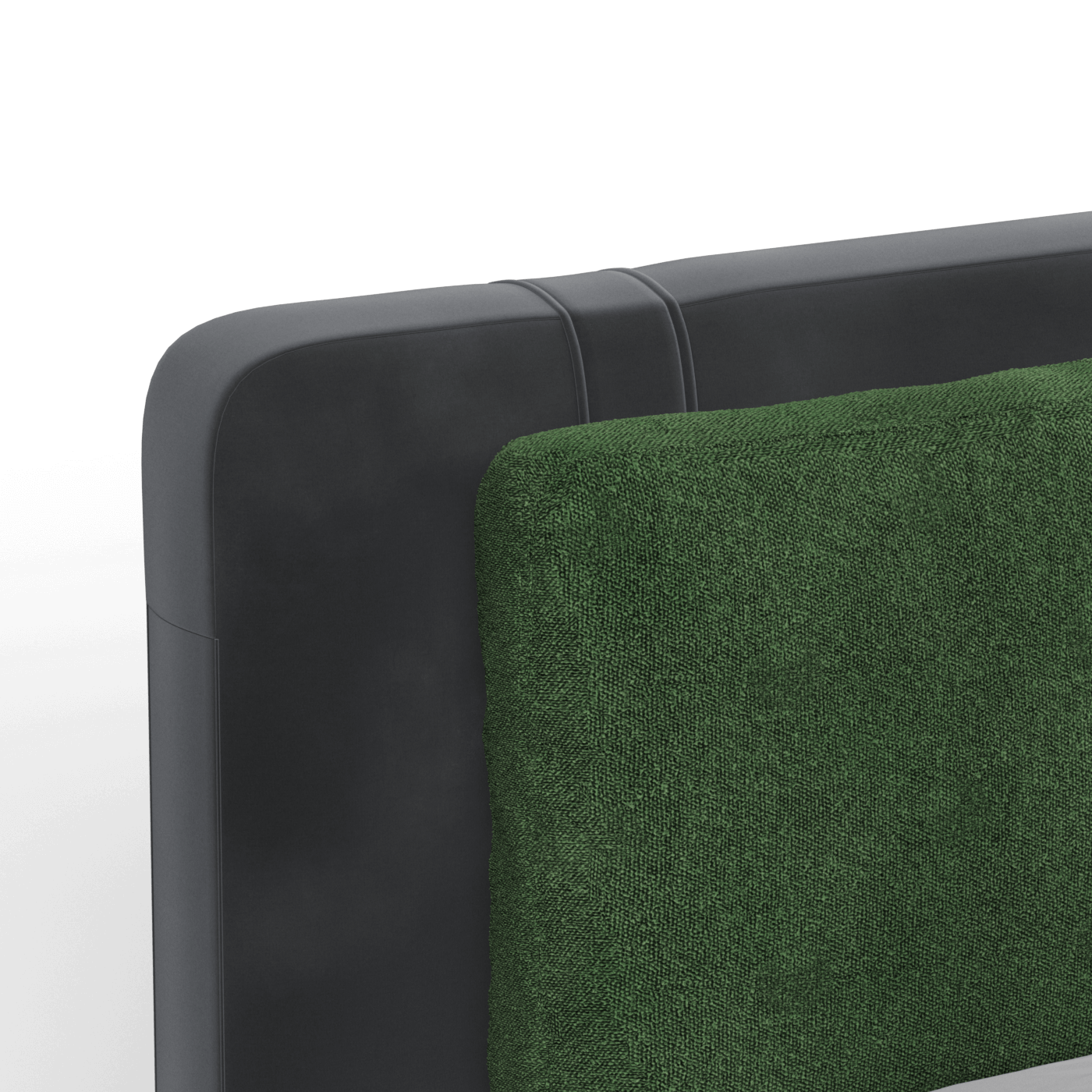 Giovanna Double Bed with Elegant Headboard