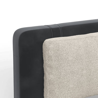 Giovanna Double Bed with Elegant Headboard