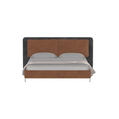 Giovanna Double Bed with Elegant Headboard