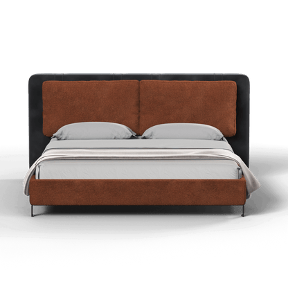Giovanna Double Bed with Elegant Headboard