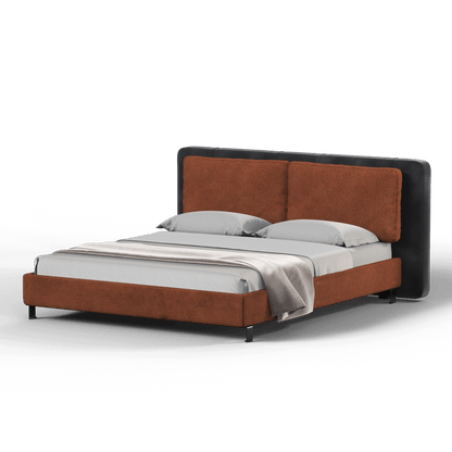Giovanna Double Bed with Elegant Headboard