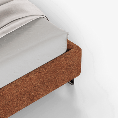 Giovanna Double Bed with Elegant Headboard