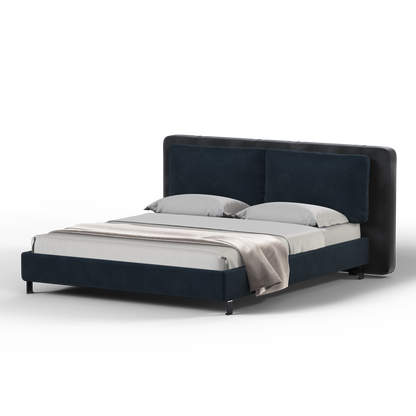 Giovanna Double Bed with Elegant Headboard