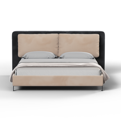 Giovanna Double Bed with Elegant Headboard