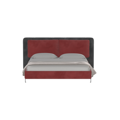 Giovanna Double Bed with Elegant Headboard