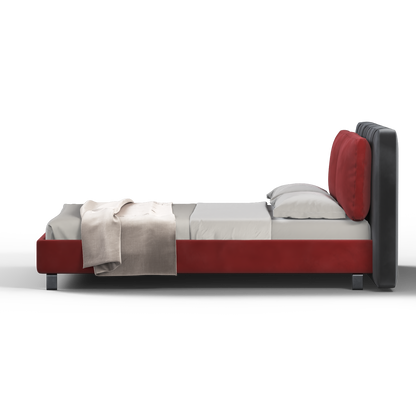 Giovanna Double Bed with Elegant Headboard