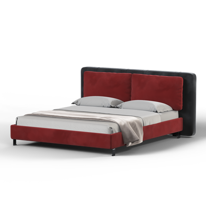 Giovanna Double Bed with Elegant Headboard
