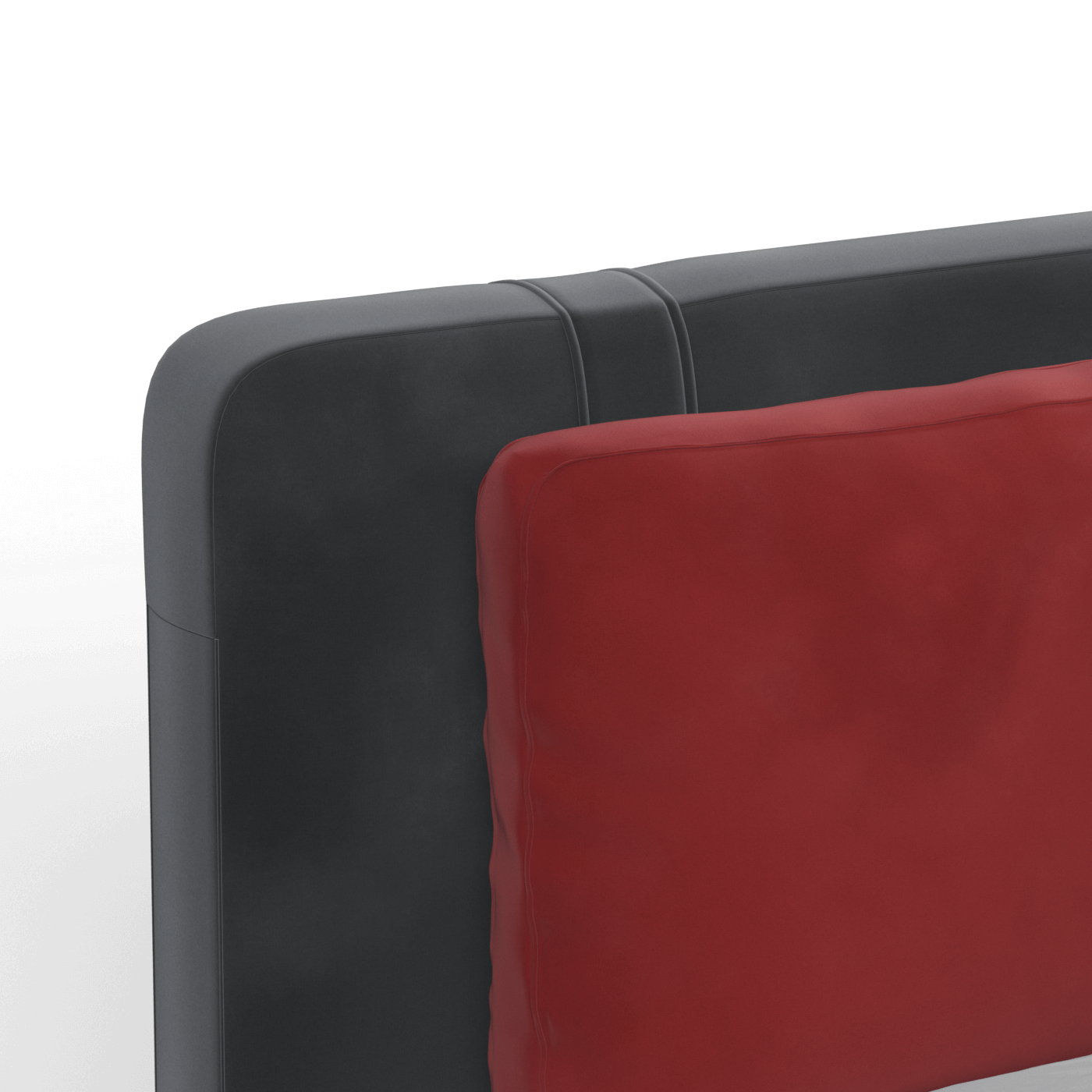 Giovanna Double Bed with Elegant Headboard