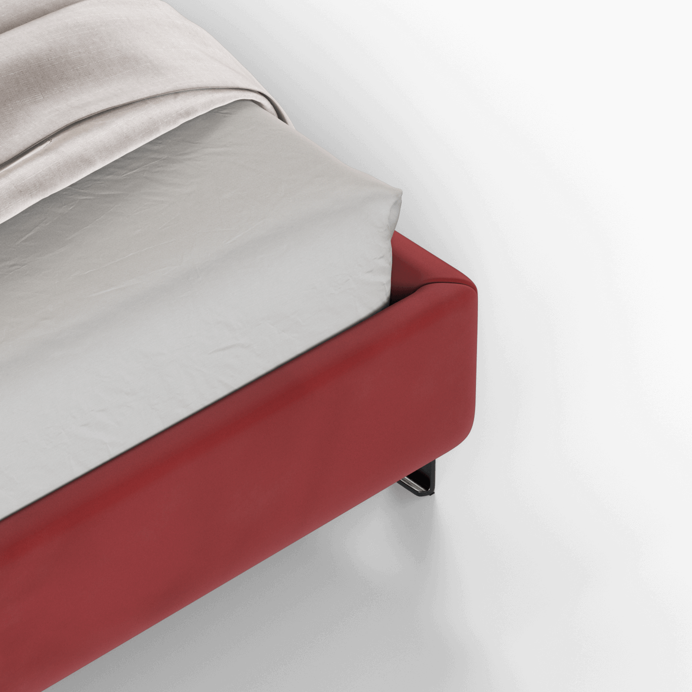 Giovanna Double Bed with Elegant Headboard